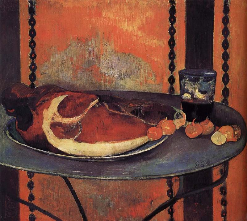 Paul Gauguin There is still life ham